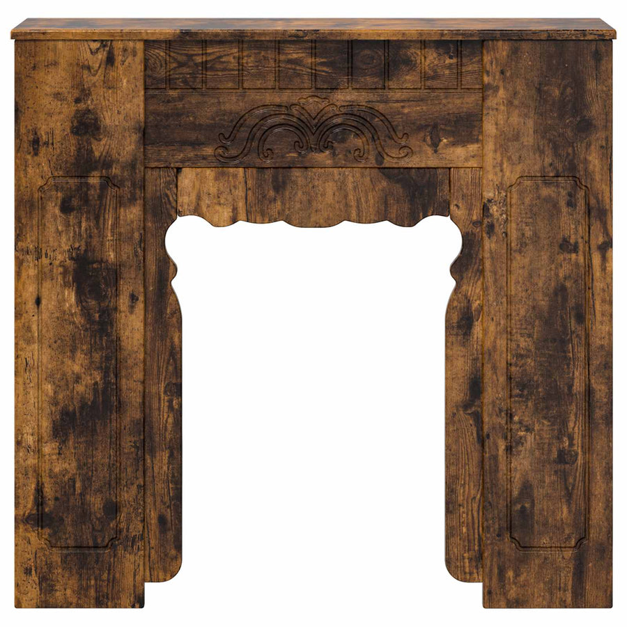 Haardomlijsting Gerookt eiken 93 x 20 x 89 cm Bewerkt hout
