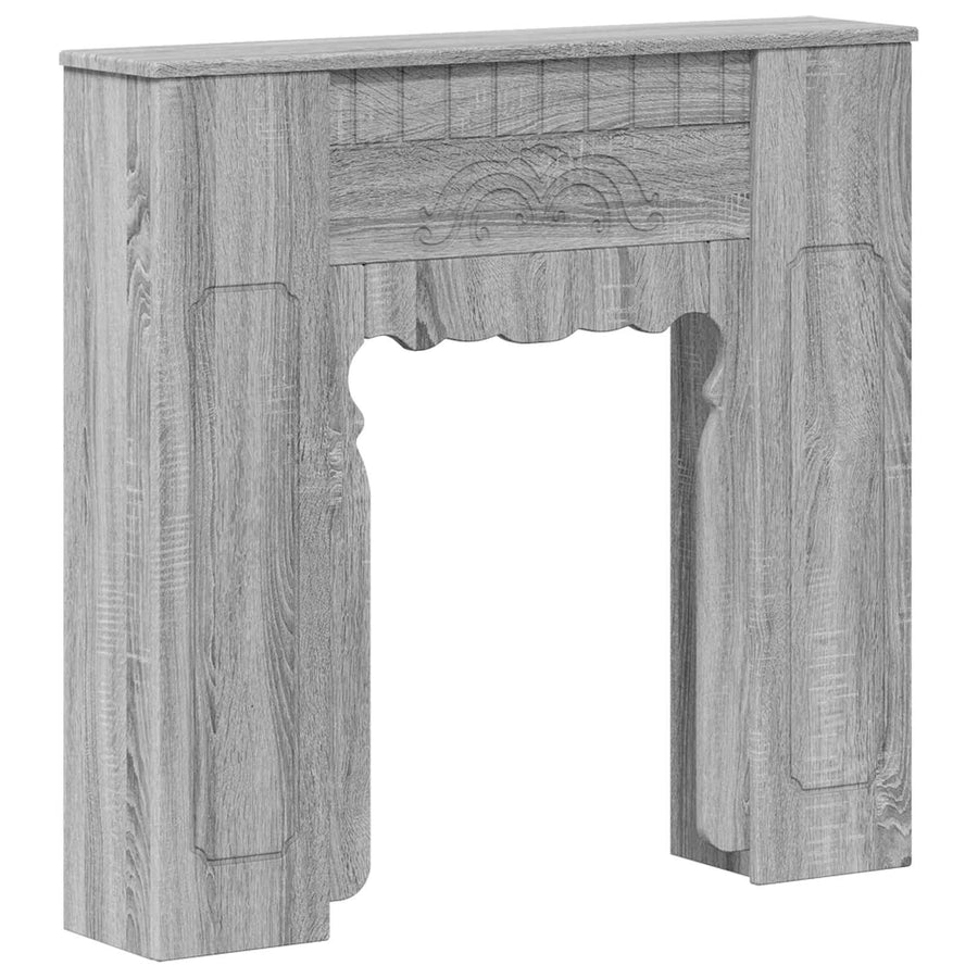 Haardomlijsting Grijs Sonoma 93 x 20 x 89 cm Bewerkt hout