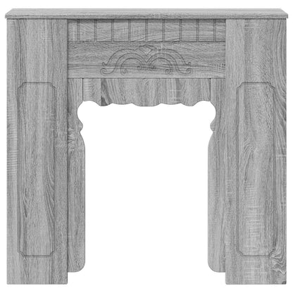Haardomlijsting Grijs Sonoma 93 x 20 x 89 cm Bewerkt hout