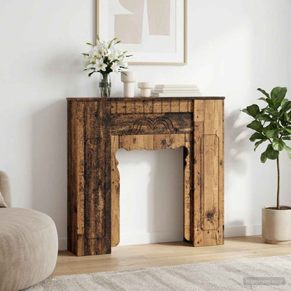 Haardomlijsting Oud hout 93 x 20 x 89 cm Bewerkt hout