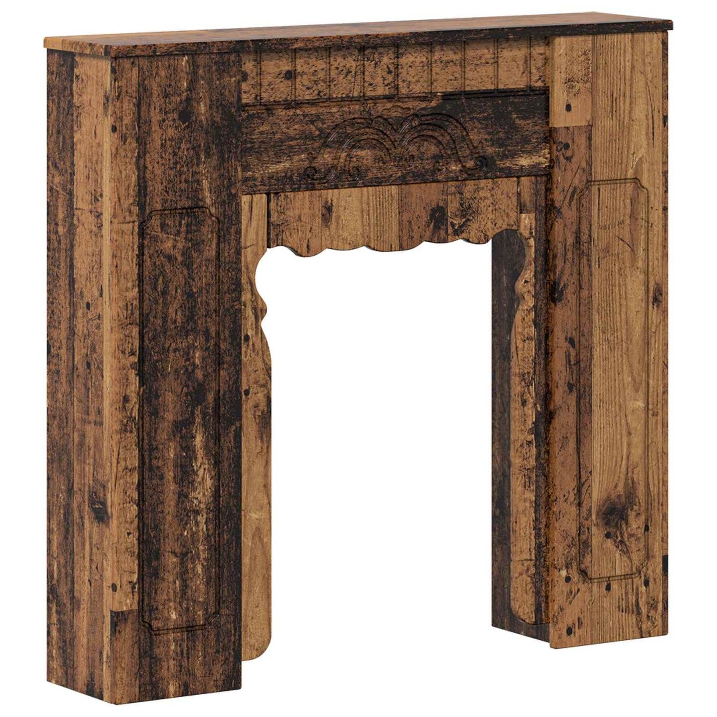 Haardomlijsting Oud hout 93 x 20 x 89 cm Bewerkt hout