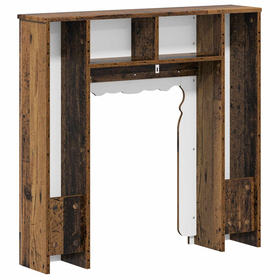 Haardomlijsting Oud hout 93 x 20 x 89 cm Bewerkt hout