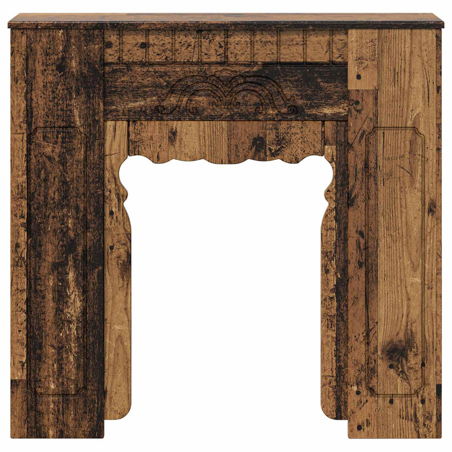 Haardomlijsting Oud hout 93 x 20 x 89 cm Bewerkt hout