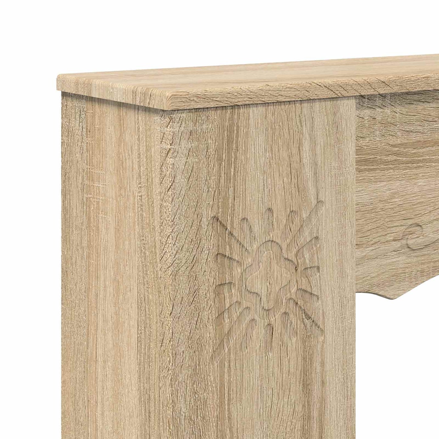 Haardomlijsting Sonoma Eiken 102 x 20 x 102 cm Bewerkt hout