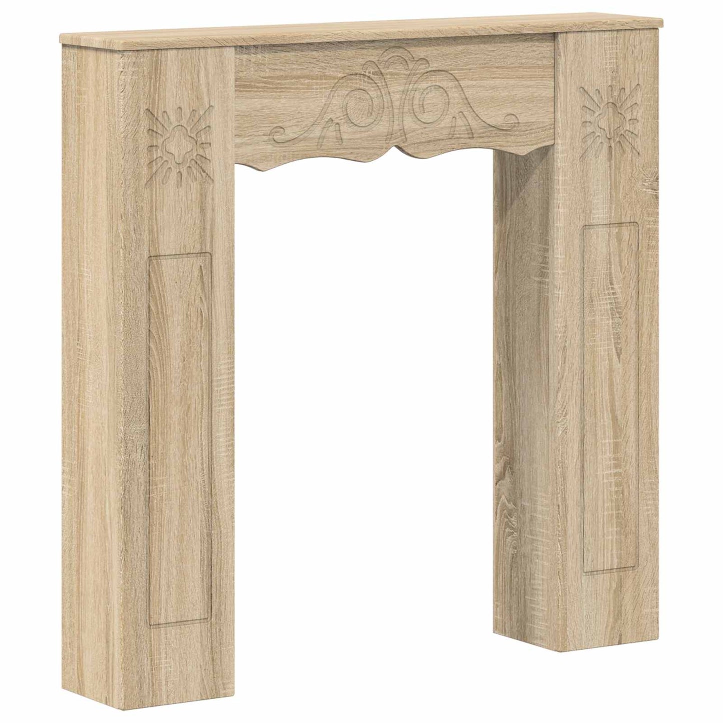 Haardomlijsting Sonoma Eiken 102 x 20 x 102 cm Bewerkt hout