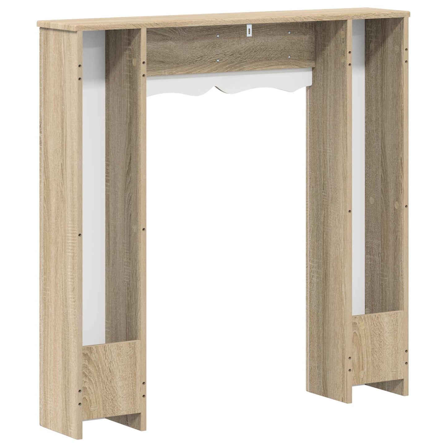 Haardomlijsting Sonoma Eiken 102 x 20 x 102 cm Bewerkt hout