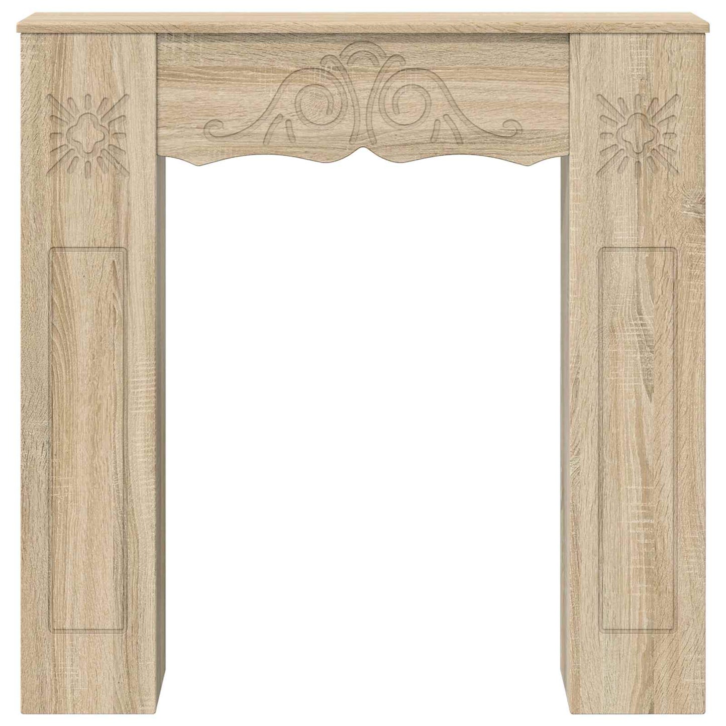 Haardomlijsting Sonoma Eiken 102 x 20 x 102 cm Bewerkt hout
