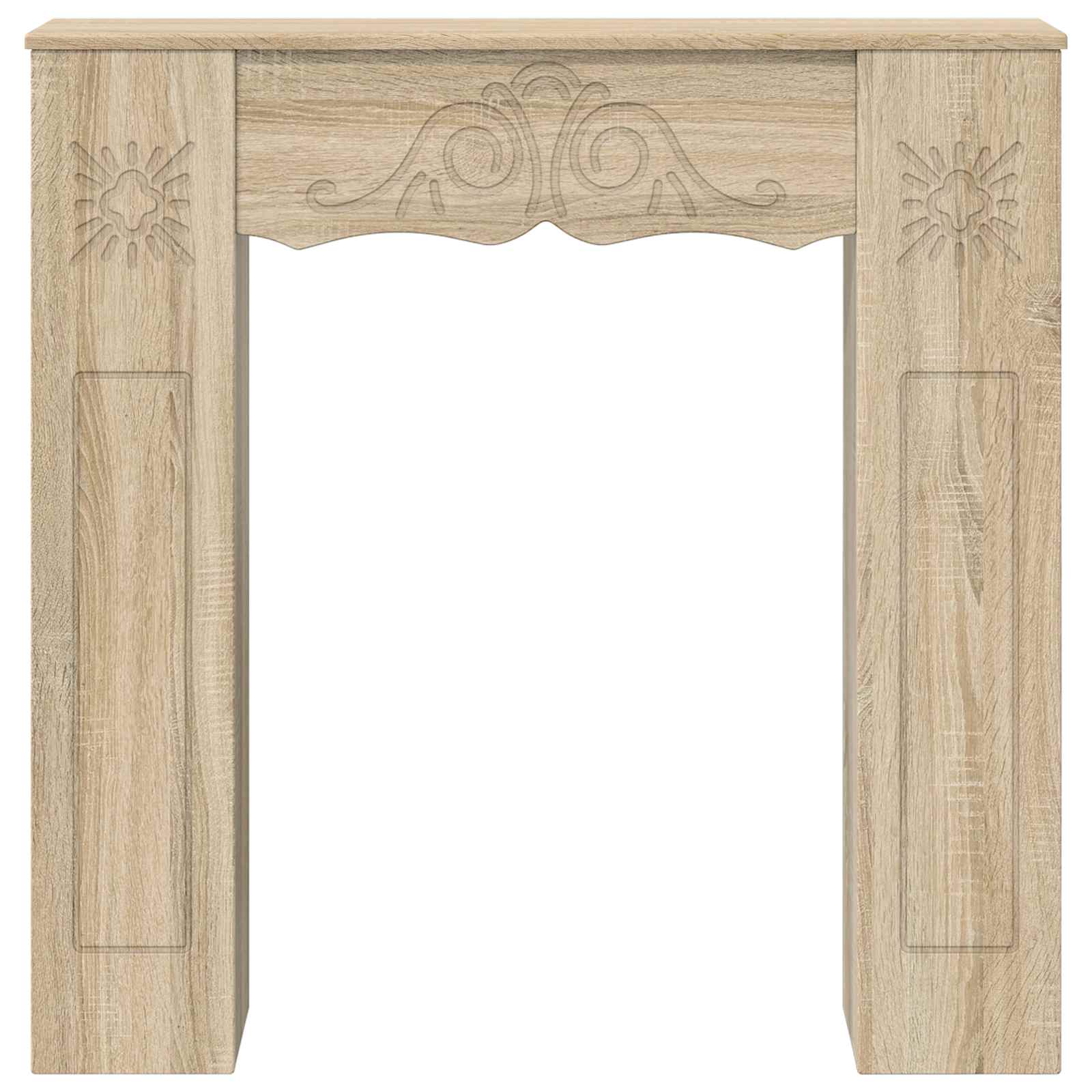 Haardomlijsting Sonoma Eiken 102 x 20 x 102 cm Bewerkt hout