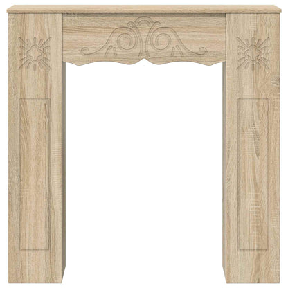 Haardomlijsting Sonoma Eiken 102 x 20 x 102 cm Bewerkt hout