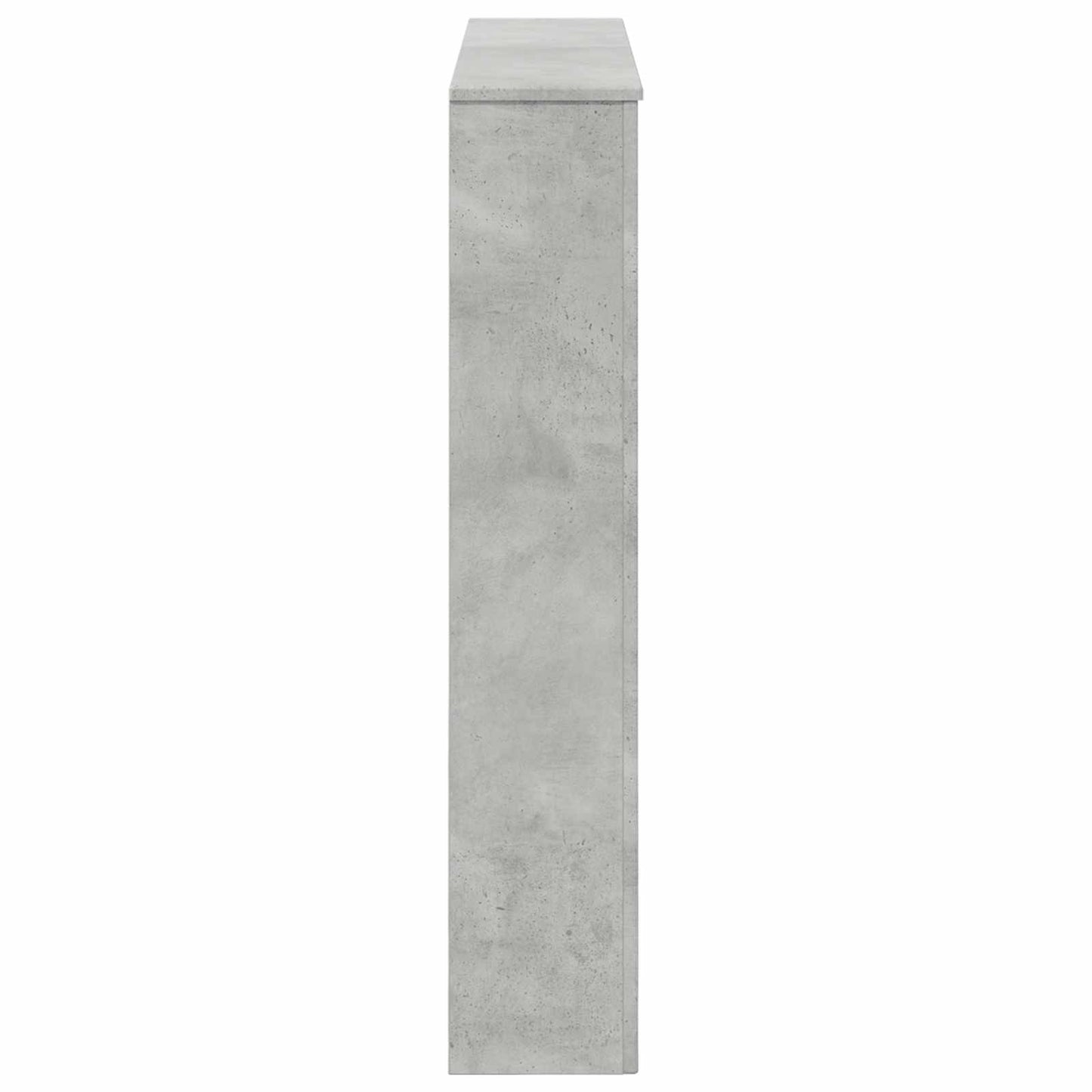 Haardomlijsting Betongrijs 102 x 20 x 102 cm Bewerkt hout