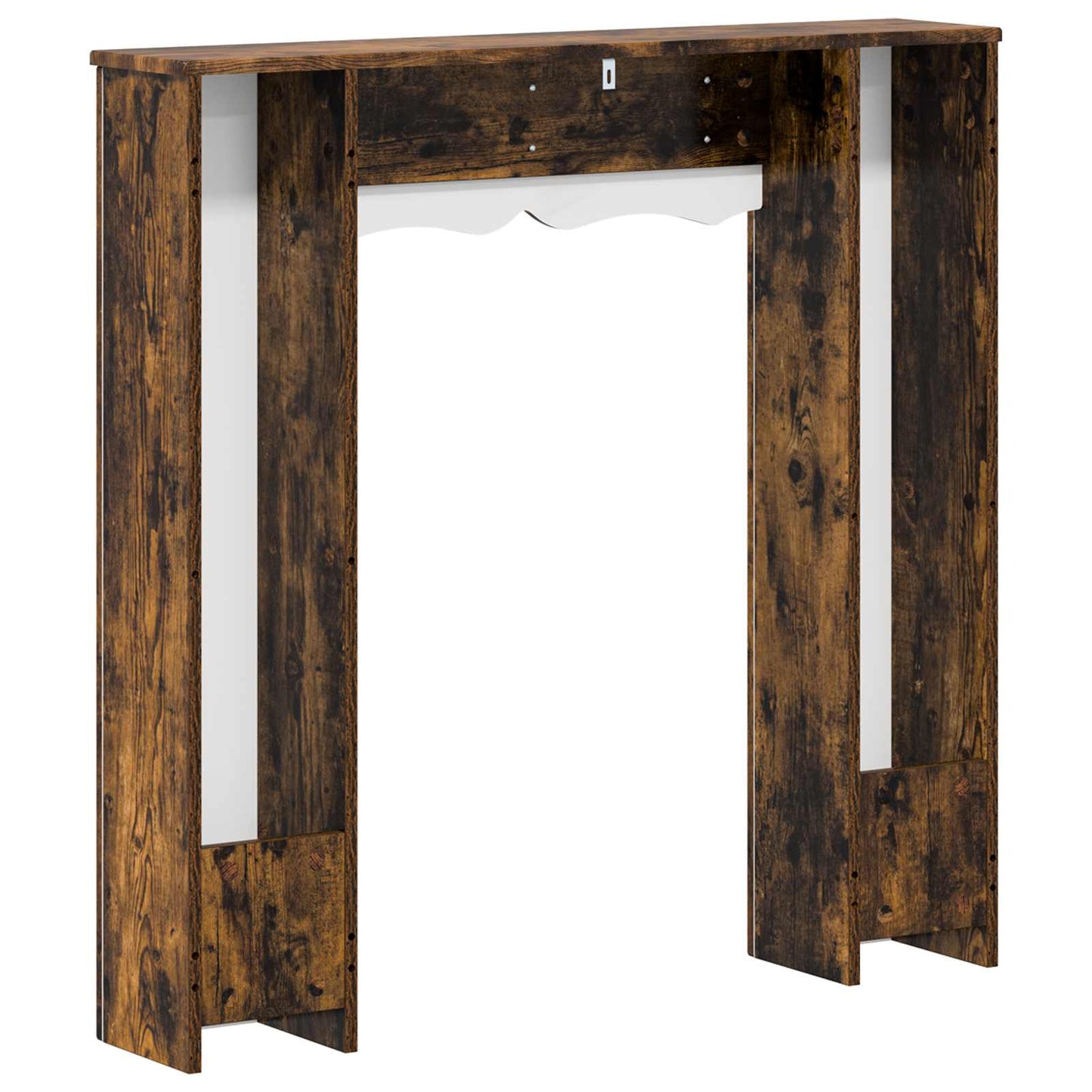 Haardomlijsting Gerookt eiken 102 x 20 x 102 cm Bewerkt hout