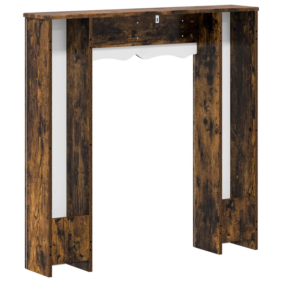 Haardomlijsting Gerookt eiken 102 x 20 x 102 cm Bewerkt hout