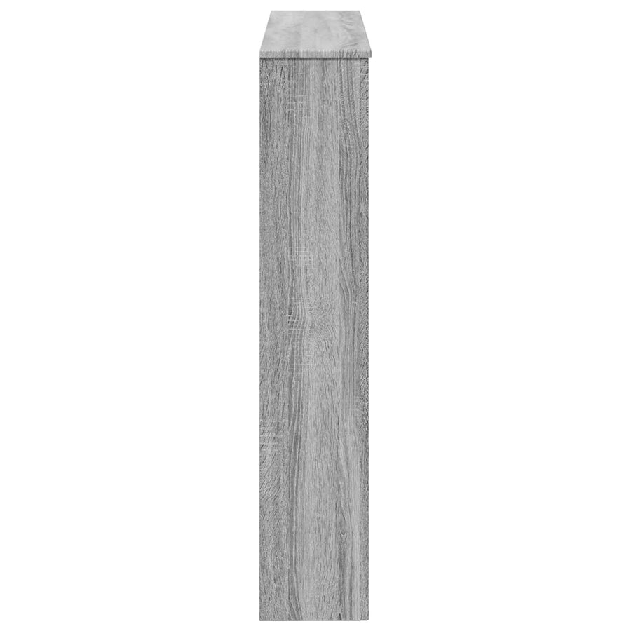 Haardomlijsting Grijs Sonoma 102 x 20 x 102 cm Bewerkt hout
