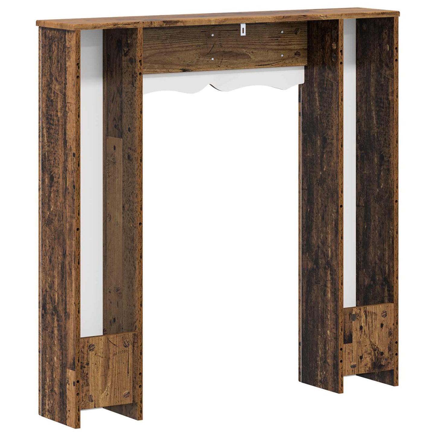 Haardomlijsting Oud hout 102 x 20 x 102 cm Bewerkt hout