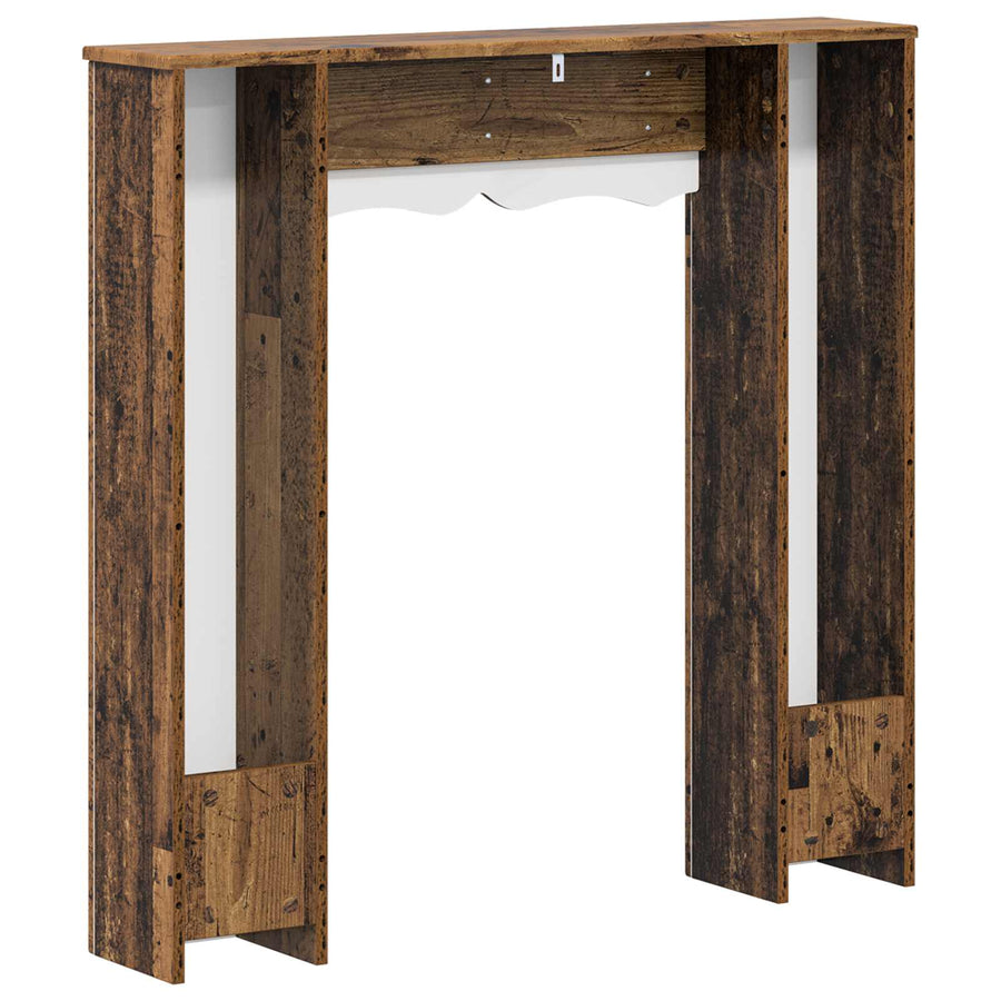 Haardomlijsting Oud hout 102 x 20 x 102 cm Bewerkt hout