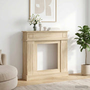 Haardomlijsting Sonoma eiken 102x26x100 cm wandmontage