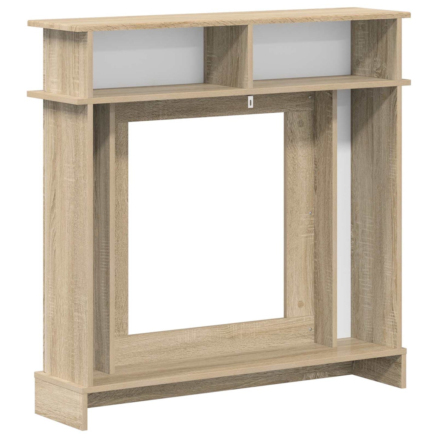Haardomlijsting Sonoma Eiken 102 x 26 x 100 cm Bewerkt hout