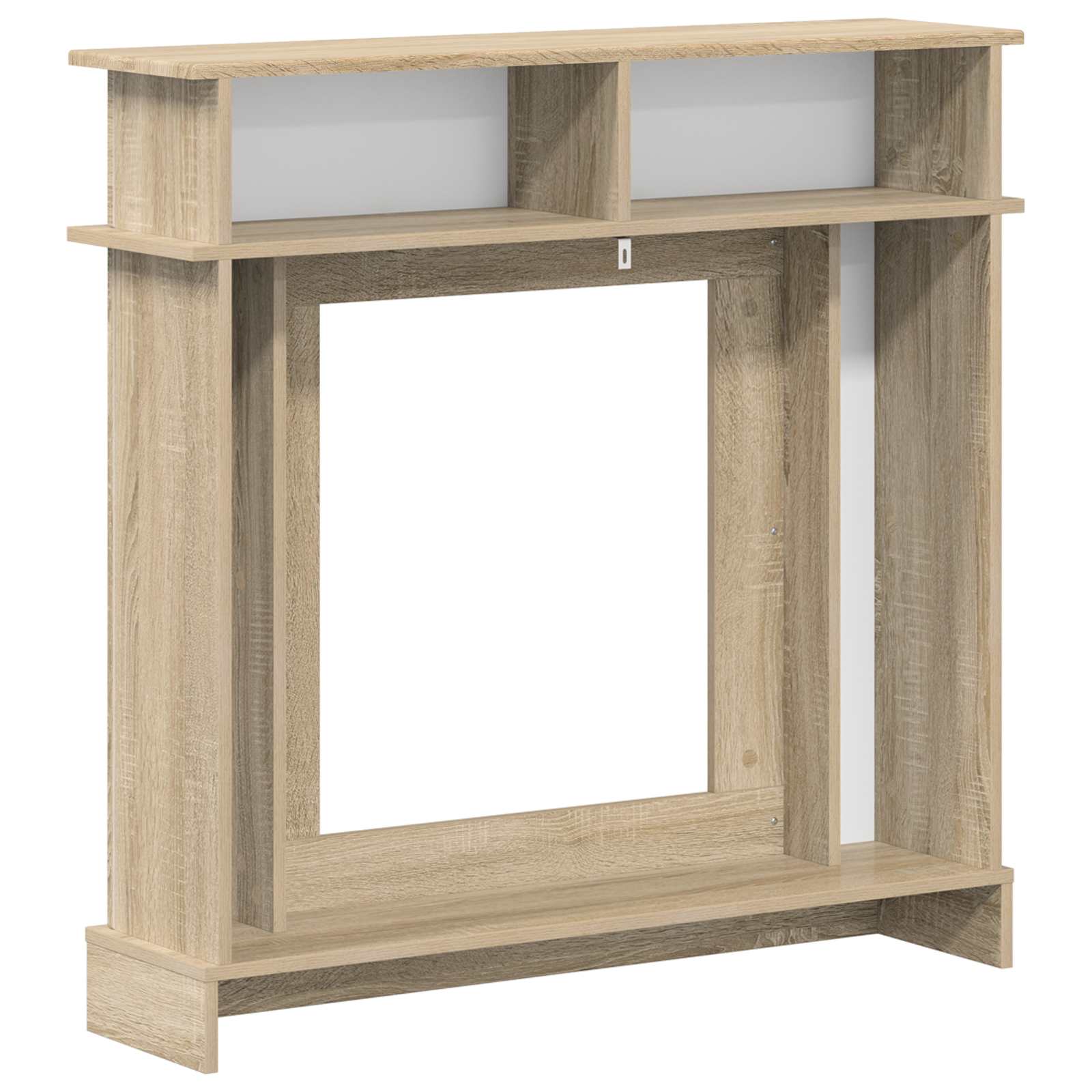 Haardomlijsting Sonoma Eiken 102 x 26 x 100 cm Bewerkt hout