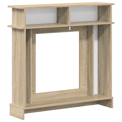 Haardomlijsting Sonoma Eiken 102 x 26 x 100 cm Bewerkt hout