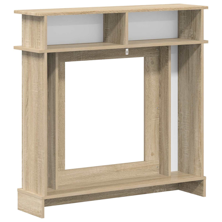 Haardomlijsting Sonoma Eiken 102 x 26 x 100 cm Bewerkt hout