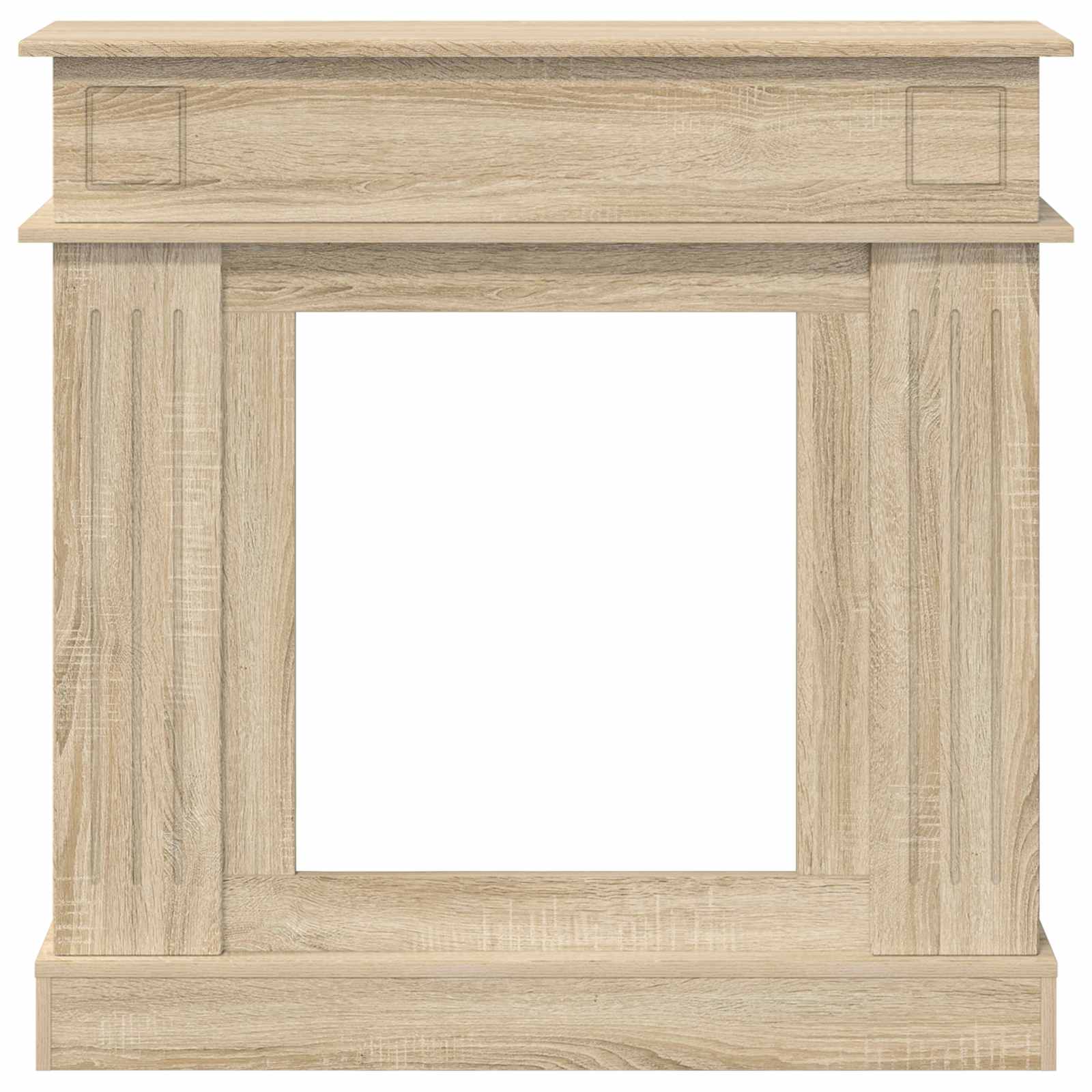 Haardomlijsting Sonoma Eiken 102 x 26 x 100 cm Bewerkt hout