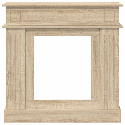Haardomlijsting Sonoma Eiken 102 x 26 x 100 cm Bewerkt hout