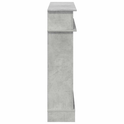 Haardomlijsting Betongrijs 102 x 26 x 100 cm Bewerkt hout