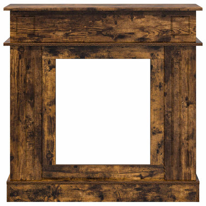 Haardomlijsting Gerookt eiken 102 x 26 x 100 cm Bewerkt hout