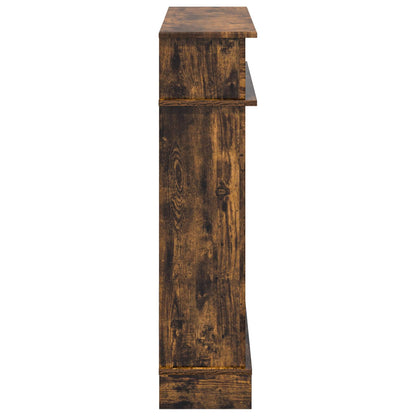 Haardomlijsting Gerookt eiken 102 x 26 x 100 cm Bewerkt hout