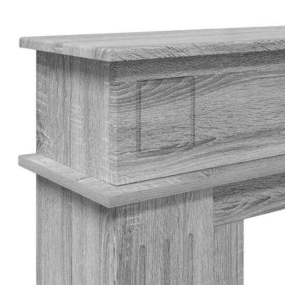 Haardomlijsting Grijs Sonoma 102 x 26 x 100 cm Bewerkt hout
