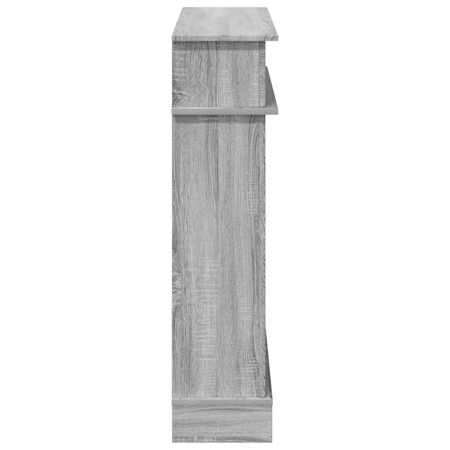 Haardomlijsting Grijs Sonoma 102 x 26 x 100 cm Bewerkt hout