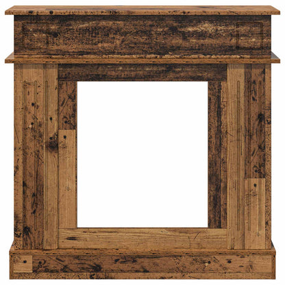 Haardomlijsting Oud hout 102 x 26 x 100 cm Bewerkt hout