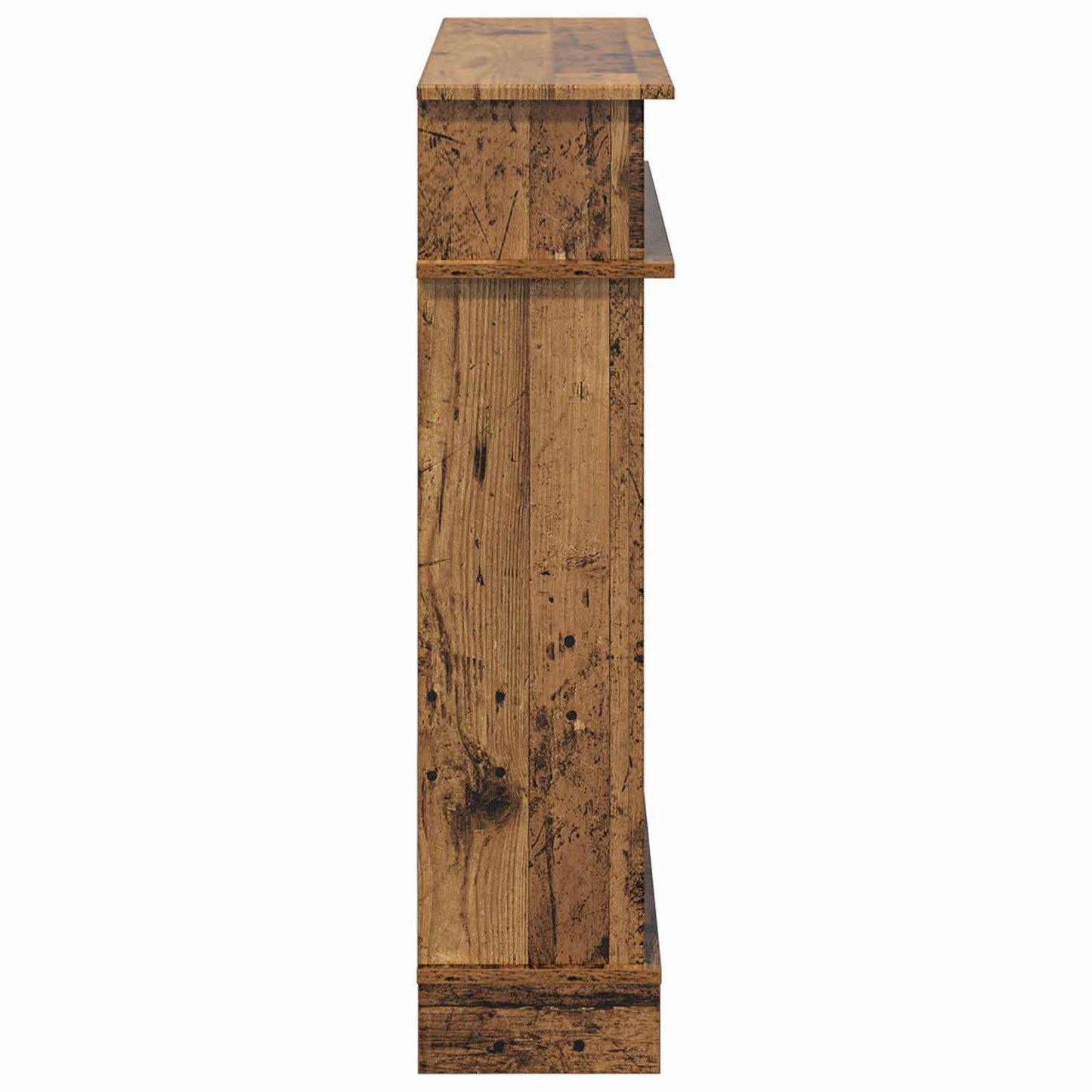 Haardomlijsting Oud hout 102 x 26 x 100 cm Bewerkt hout
