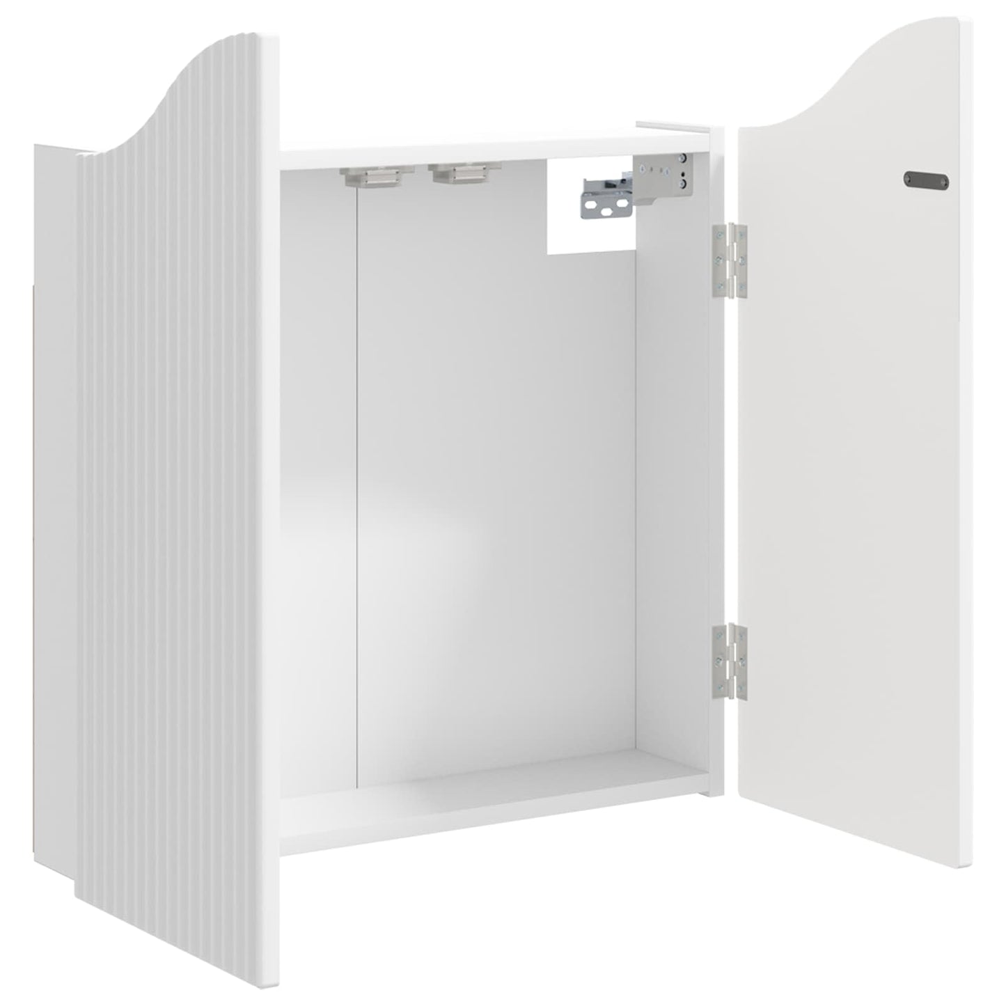 Dartbord Kabinet Wit 56 x 12 x 63 cm Bewerkt hout