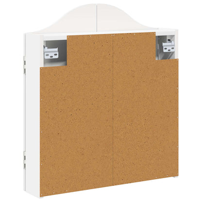 Dartbord Kabinet Wit 56 x 12 x 63 cm Bewerkt hout