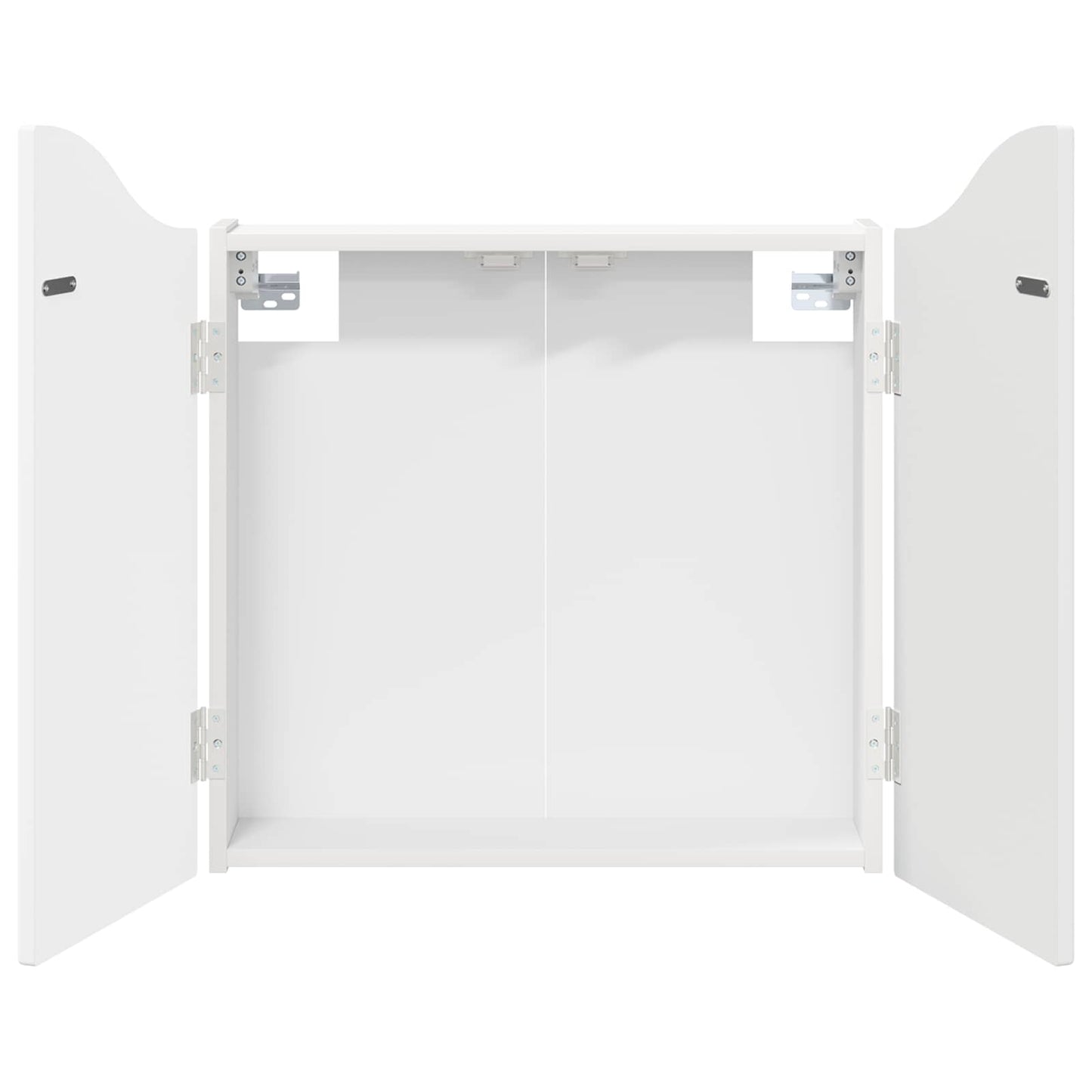 Dartbord Kabinet Wit 56 x 12 x 63 cm Bewerkt hout