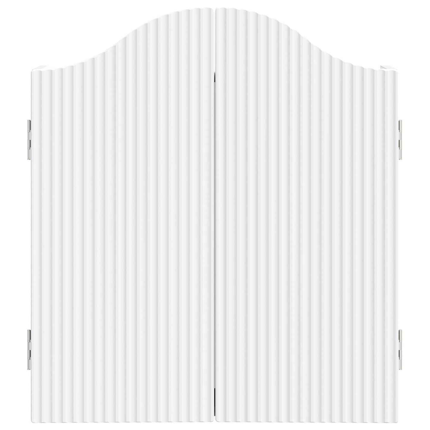 Dartbord Kabinet Wit 56 x 12 x 63 cm Bewerkt hout