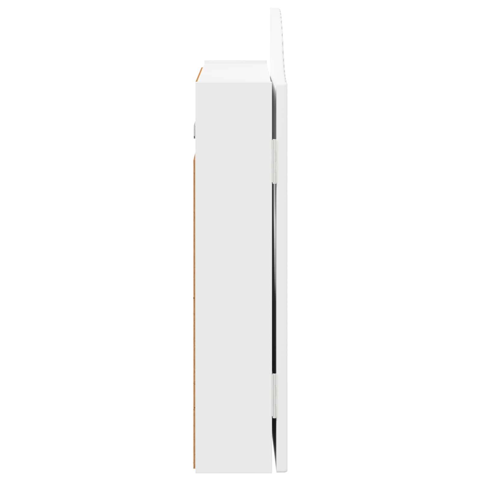 Dartbord Kabinet Wit 56 x 12 x 63 cm Bewerkt hout
