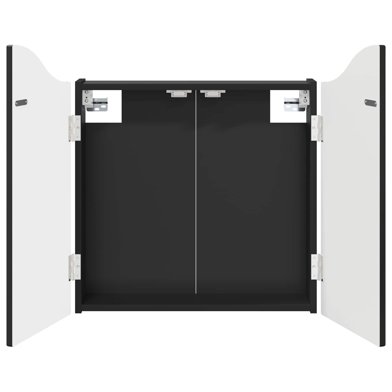 Dartbord Kabinet Zwart 56 x 12 x 63 cm Bewerkt hout