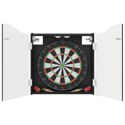 Dartbord Kabinet Zwart 56 x 12 x 63 cm Bewerkt hout
