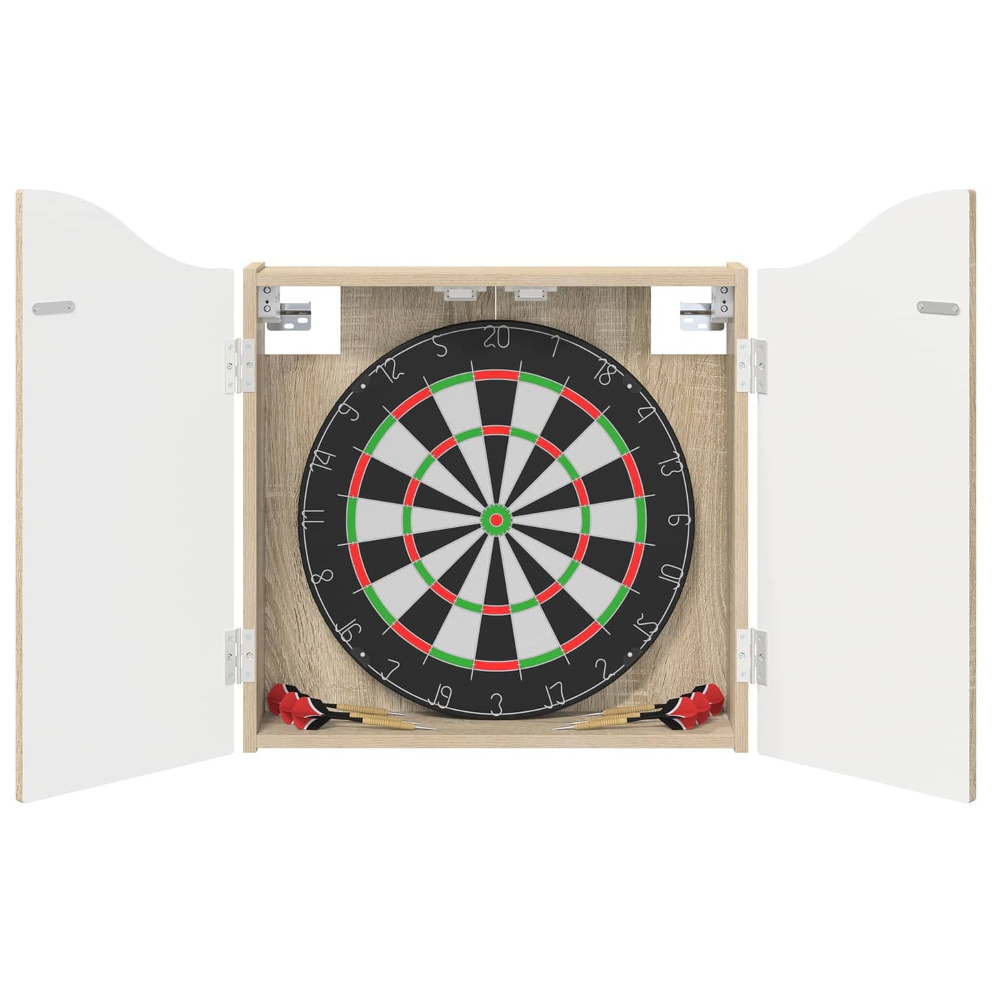 Dartbord Kabinet Sonoma Eiken 56 x 12 x 63 cm Bewerkt hout