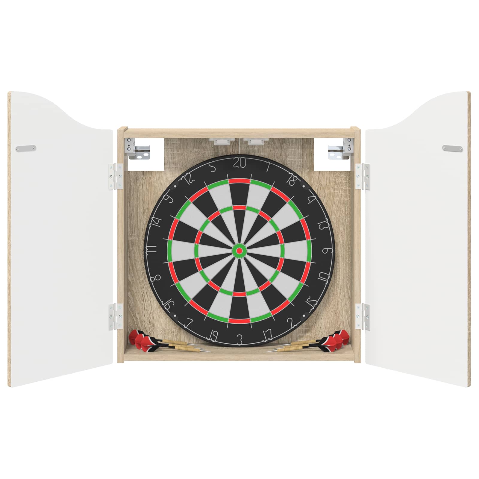 Dartbord Kabinet Sonoma Eiken 56 x 12 x 63 cm Bewerkt hout