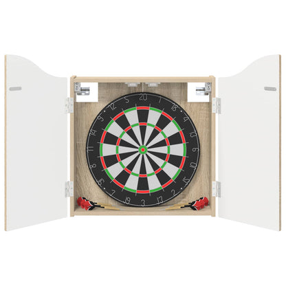 Dartbord Kabinet Sonoma Eiken 56 x 12 x 63 cm Bewerkt hout