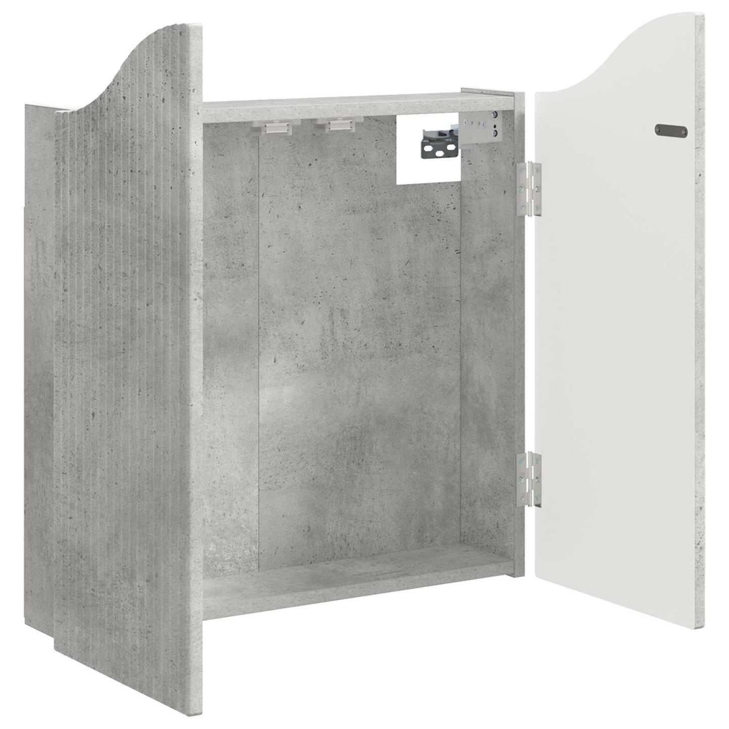 Dartbord Kabinet Betongrijs 56 x 12 x 63 cm Bewerkt hout