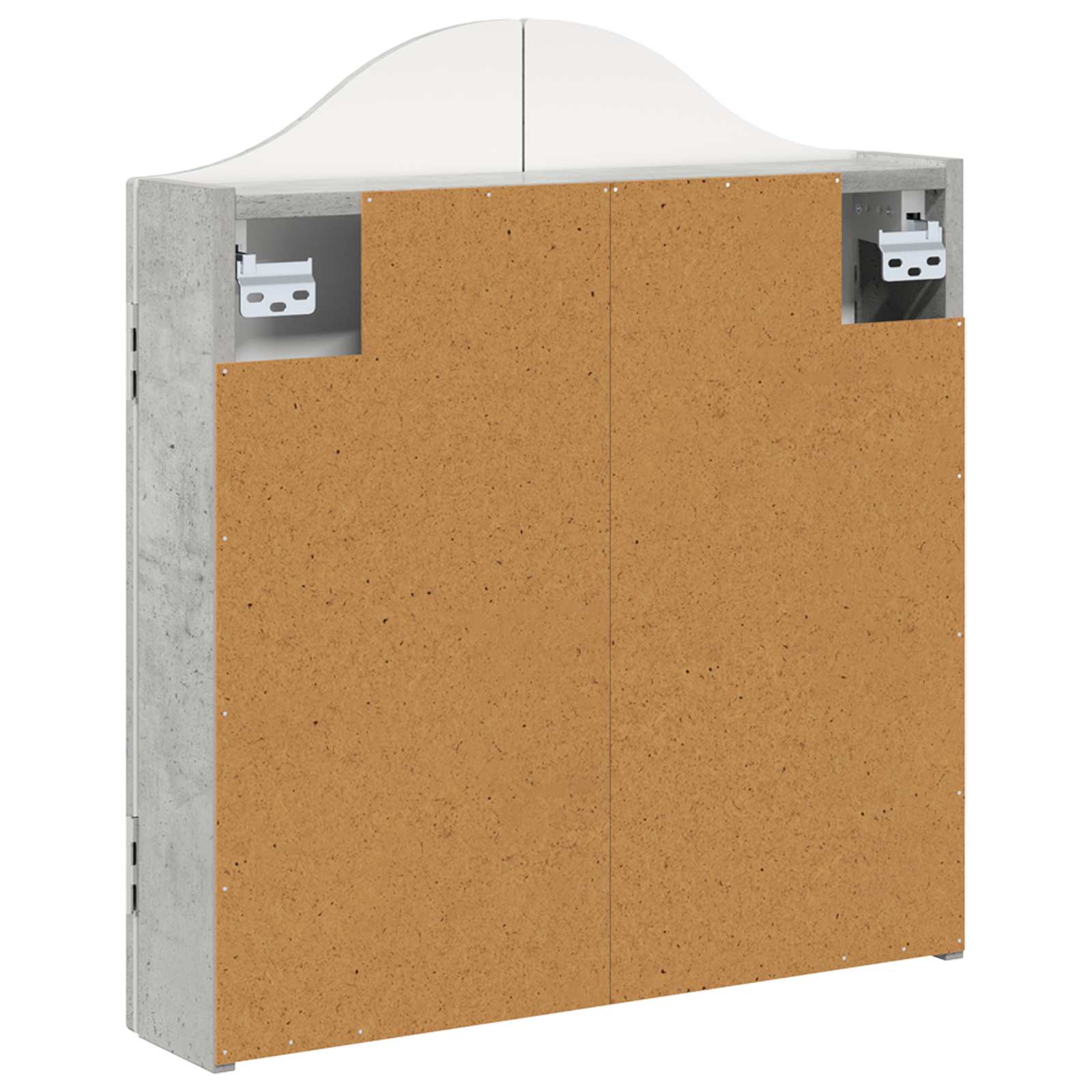 Dartbord Kabinet Betongrijs 56 x 12 x 63 cm Bewerkt hout