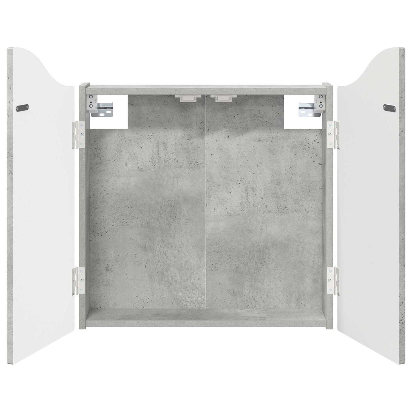 Dartbord Kabinet Betongrijs 56 x 12 x 63 cm Bewerkt hout