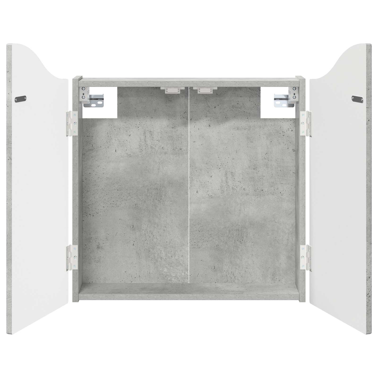 Dartbord Kabinet Betongrijs 56 x 12 x 63 cm Bewerkt hout