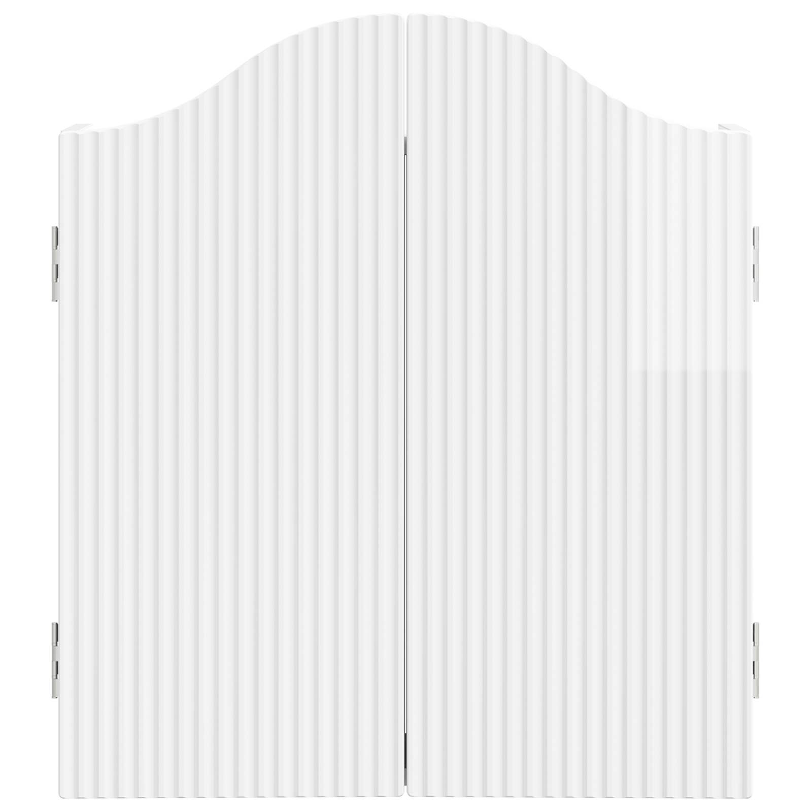 Dartbord Kabinet Hoogglans Wit 56 x 12 x 63 cm Bewerkt hout