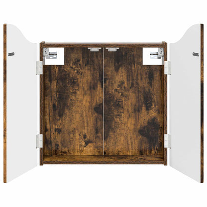 Dartbord Kabinet Gerookt eiken 56 x 12 x 63 cm Bewerkt hout