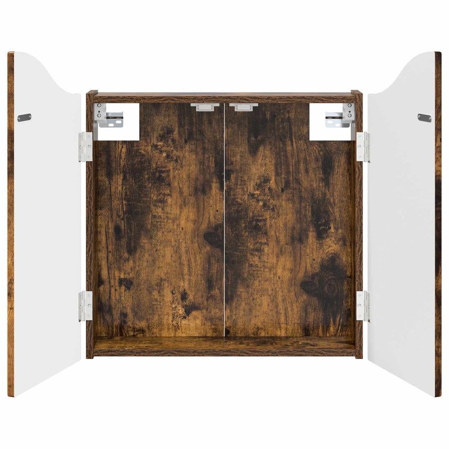 Dartbord Kabinet Gerookt eiken 56 x 12 x 63 cm Bewerkt hout